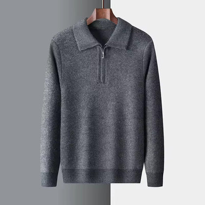 100% Cashmere Quarter Sweater